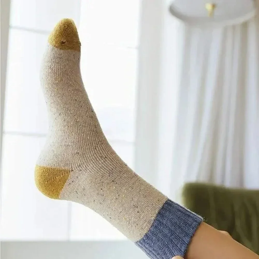 Warm wool winter socks